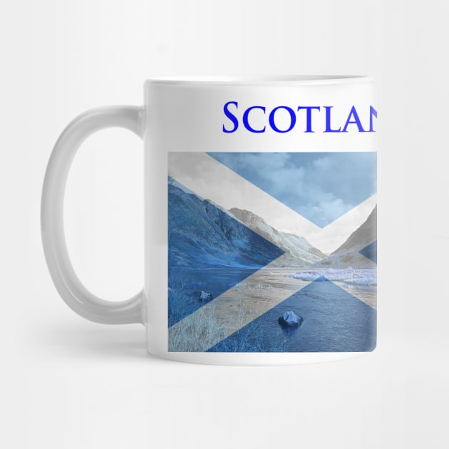 Saltire Scotland by the kilt